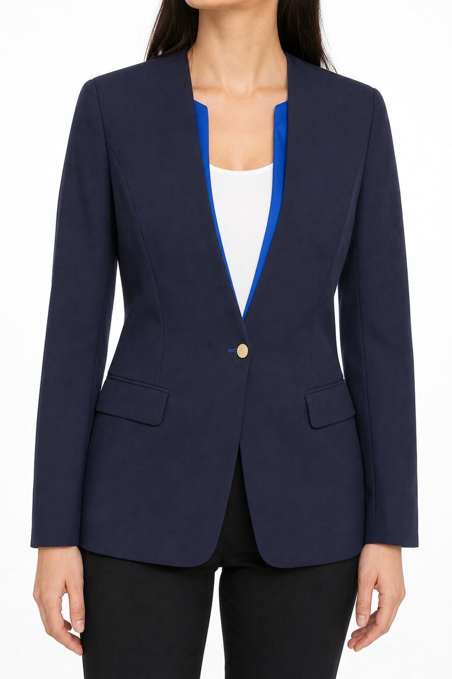 Brooks Brothers for United Airlines Navy Single Button Blazer 22W Long NWT 05/25